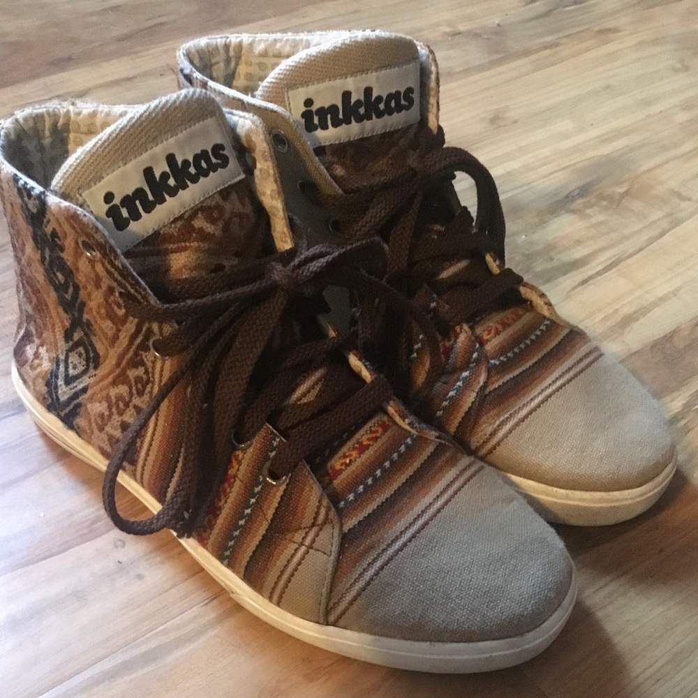 Inkkas high tops Aztec print sneakers